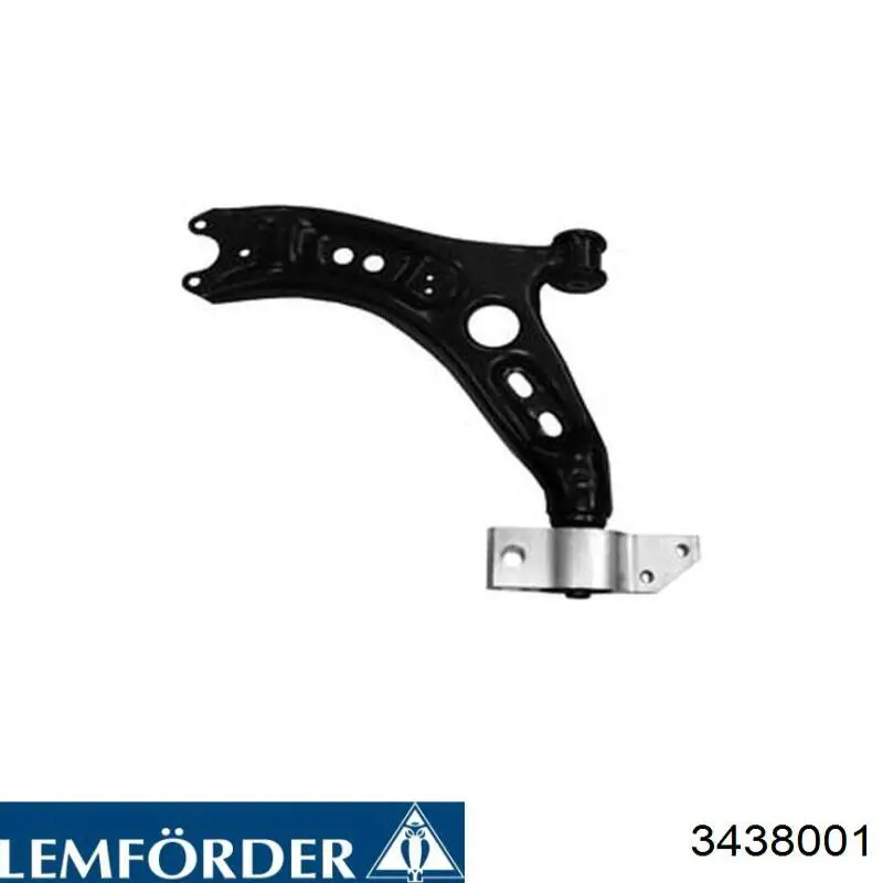 Do koszyka 3438001 Lemforder Wahacz zawieszenia przedniego dolny lewy