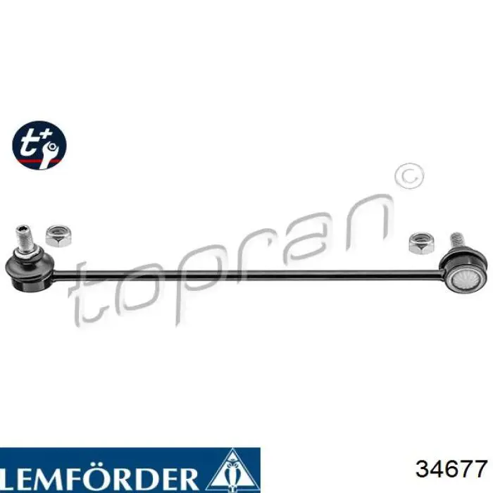 Łącznik stabilizatora przedniego lewy 34677 Lemforder