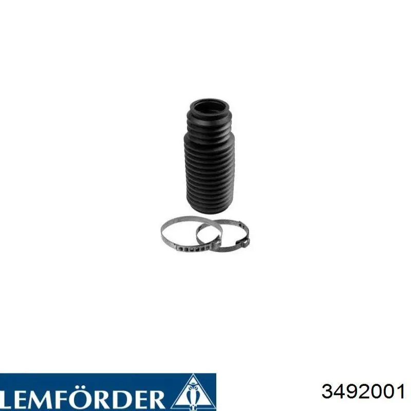 Do koszyka 3492001 Lemforder Osłona mechanizmu kierowniczego (maglownicy)