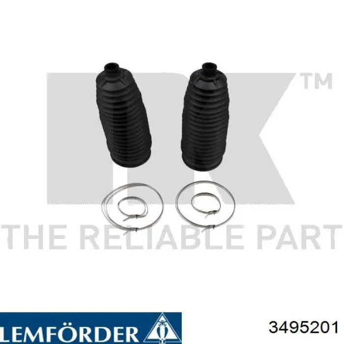 Osłona mechanizmu kierowniczego (maglownicy) Lemforder 3495201 cena, od 8,04 USD