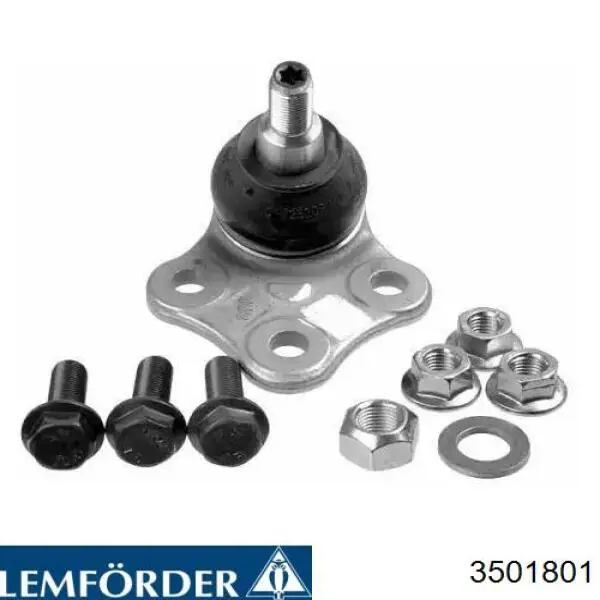 Sworzeń wahacza dolny Lemforder 3501801 cena, od 15,32 USD