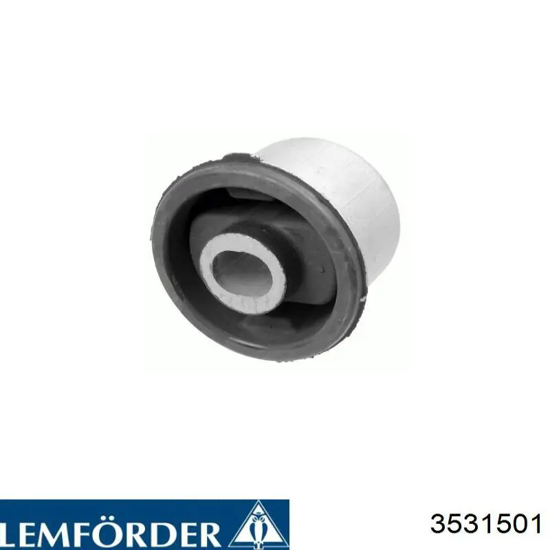 Do koszyka 3531501 Lemforder Tuleja (poduszka) przedniej belki