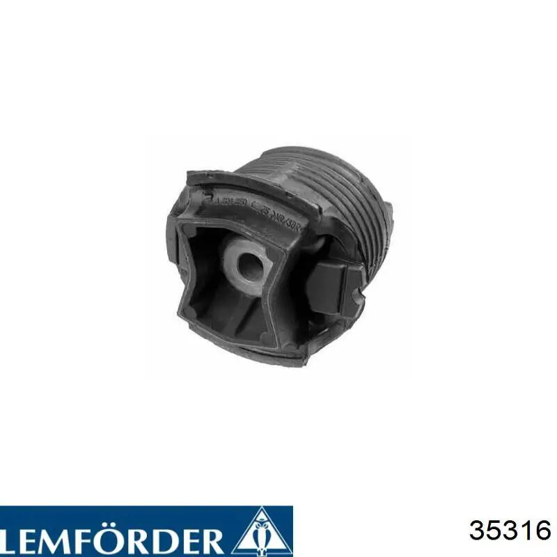 Do koszyka 35316 Lemforder Tuleja (poduszka) przedniej belki