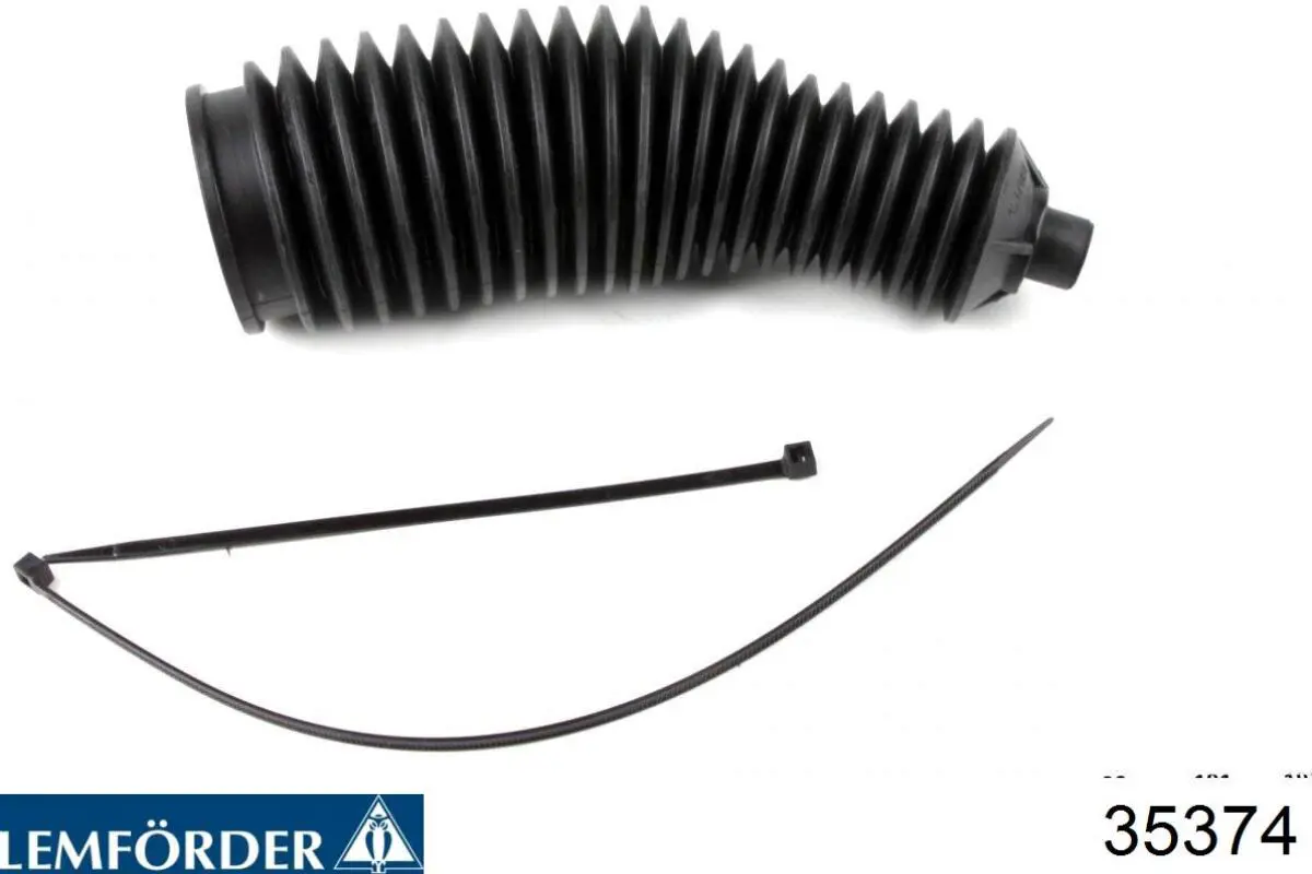 Osłona mechanizmu kierowniczego (maglownicy) 35374 Lemforder