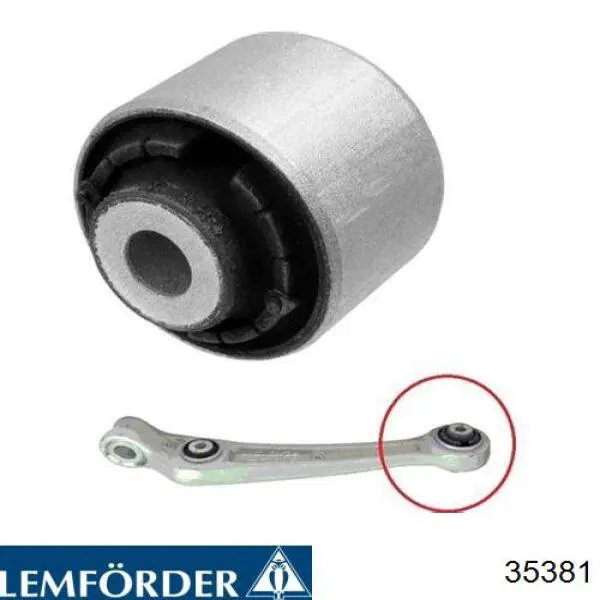 Silentblock przedniego wahacza dolnego 35381 Lemforder