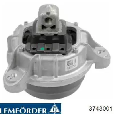 Poduszka (podpora) silnika prawa Lemforder 3743001 cena, od 69,13 USD