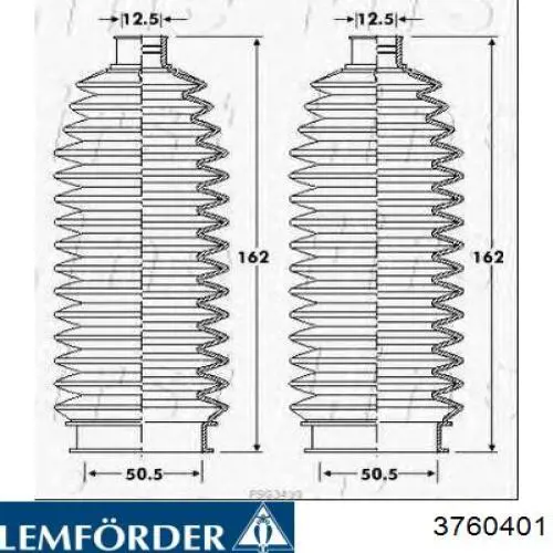 3760401 Lemforder Osłona mechanizmu kierowniczego (maglownicy)