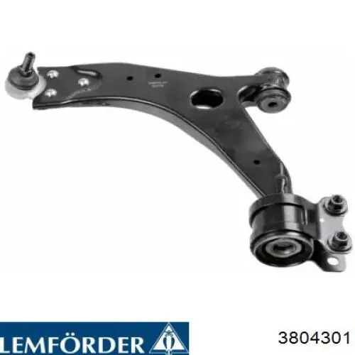 Wahacz zawieszenia przedniego dolny lewy Lemforder 3804301 cena, od 63,88 USD