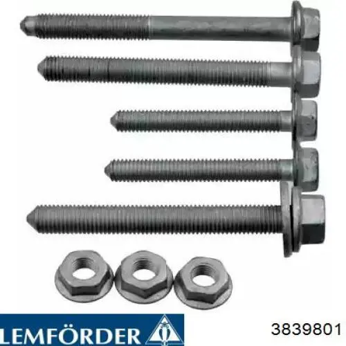 3839801 Lemforder Śruba mocowania wahacza przedniego, dolnego