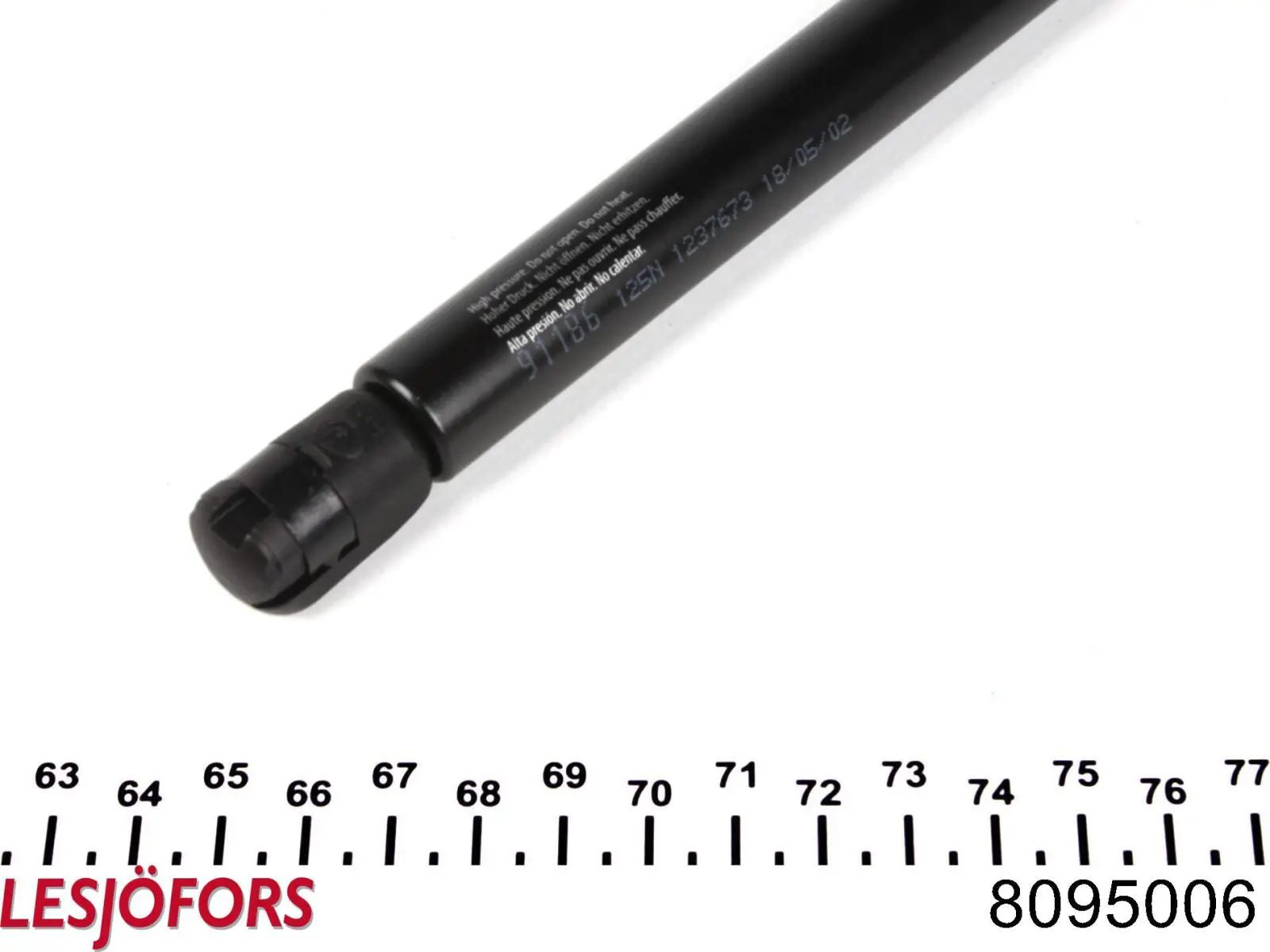 Do koszyka 8095006 Lesjofors Amortyzator maski