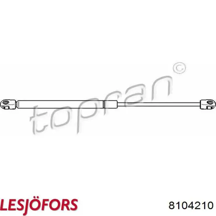 Amortyzator klapy bagażnika (3/5 drzwi-tylnych) Lesjofors 8104210 cena, od 15,32 USD