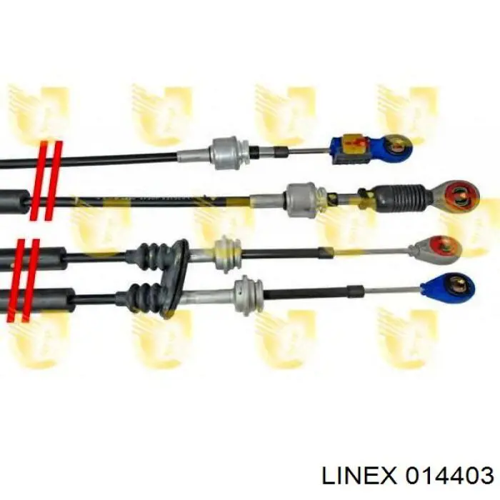Do koszyka 46825159 Fiat/Alfa/Lancia Linka dźwigni zmiany biegów podwójna