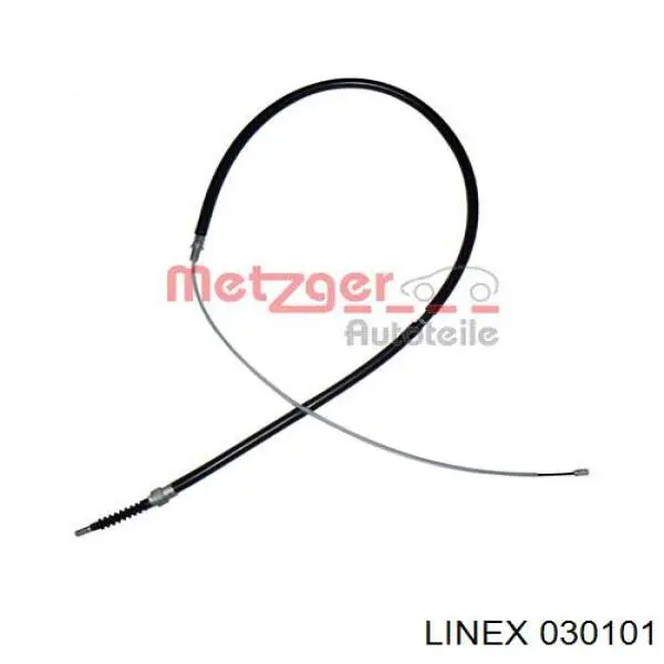 030101 Linex Linka hamulca ręcznego tylna prawa/lewa