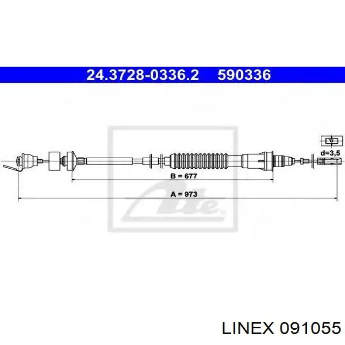 091055 Linex Linka sprzęgła