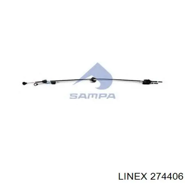 Linka dźwigni zmiany biegów podwójna Linex 274406 cena, od 66,64 USD