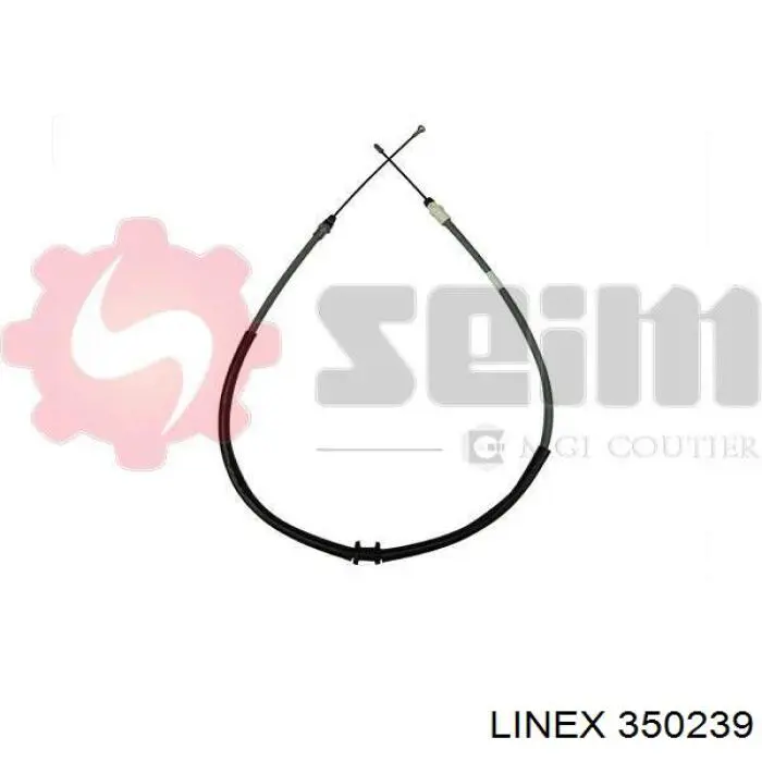 Linka hamulca ręcznego tylna prawa/lewa Linex 350239 cena, od 18,85 USD