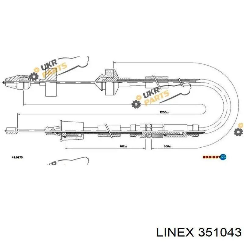 351043 Linex Linka sprzęgła