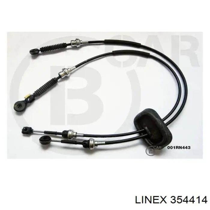 354414 Linex Linka dźwigni zmiany biegów podwójna