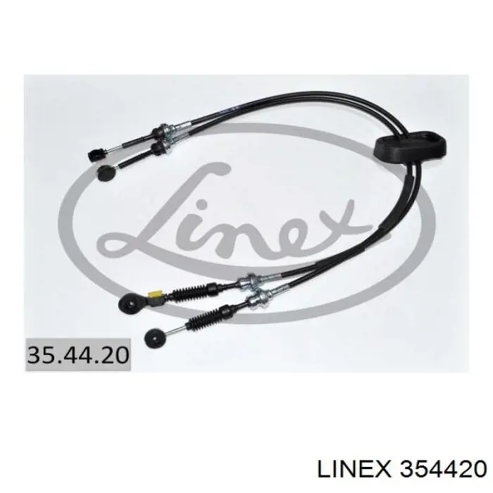 354420 Linex Linka dźwigni zmiany biegów podwójna