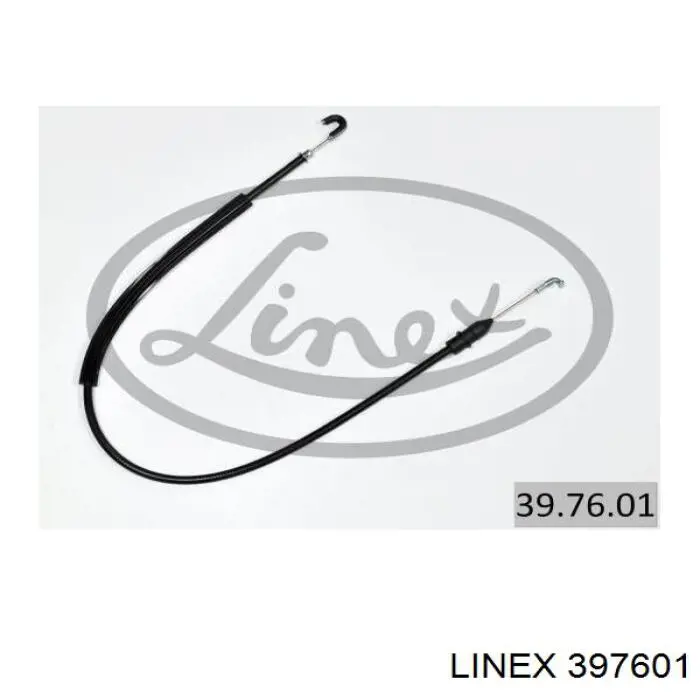 397601 Linex Linka (cięgno) otwierania zamka drzwi przednich