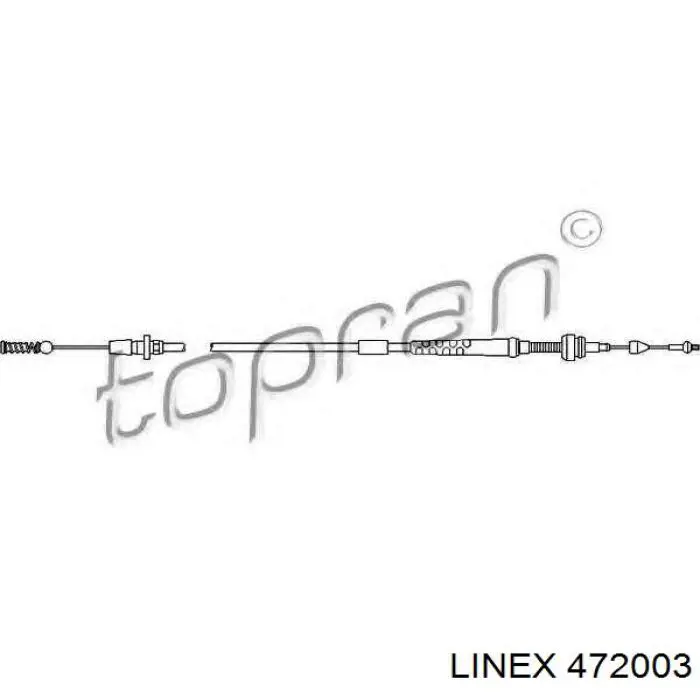 Linka gazu Volkswagen Lupo (6X, 6E)