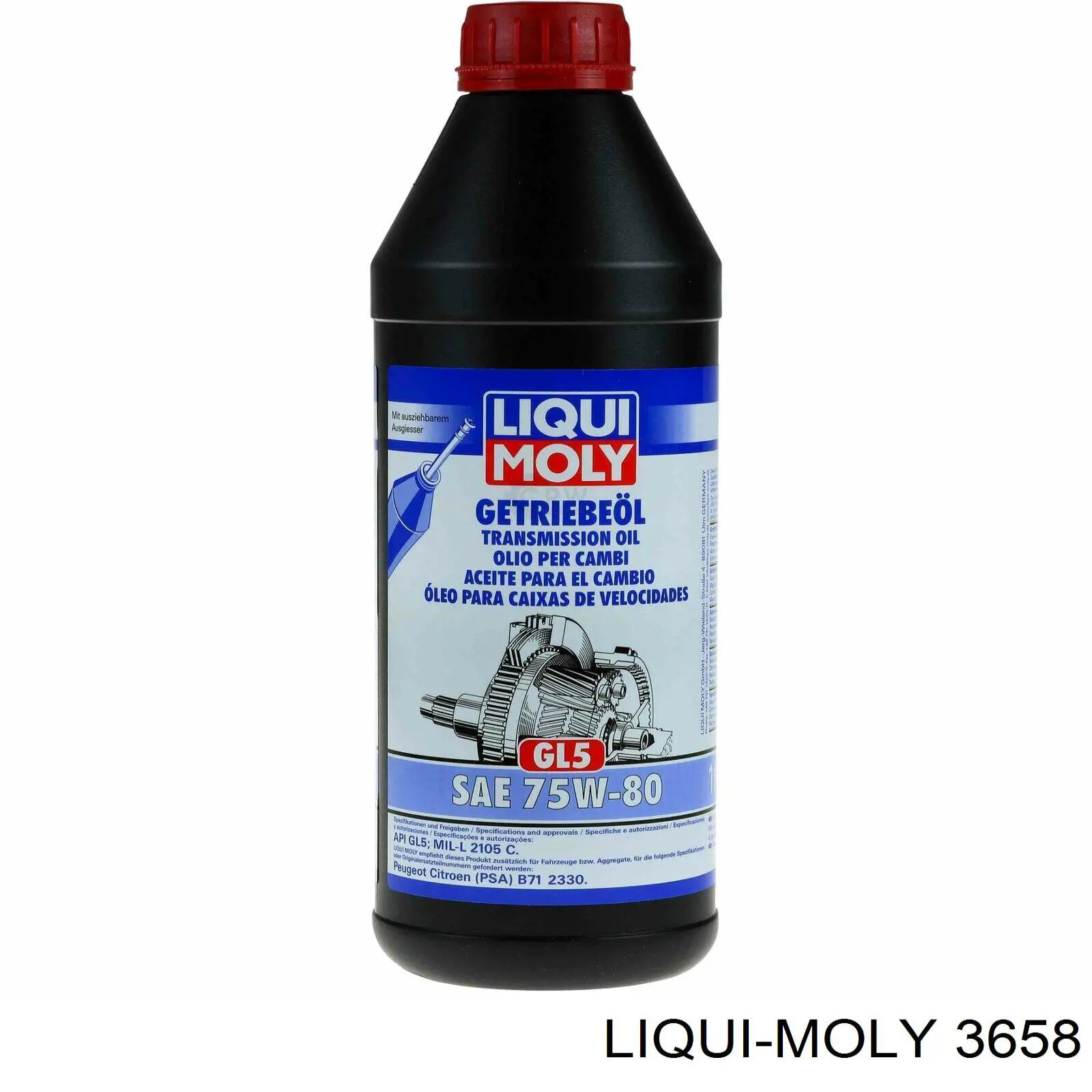 Olej przekładniowy Liqui Moly 3658 cena, od 28,11 USD