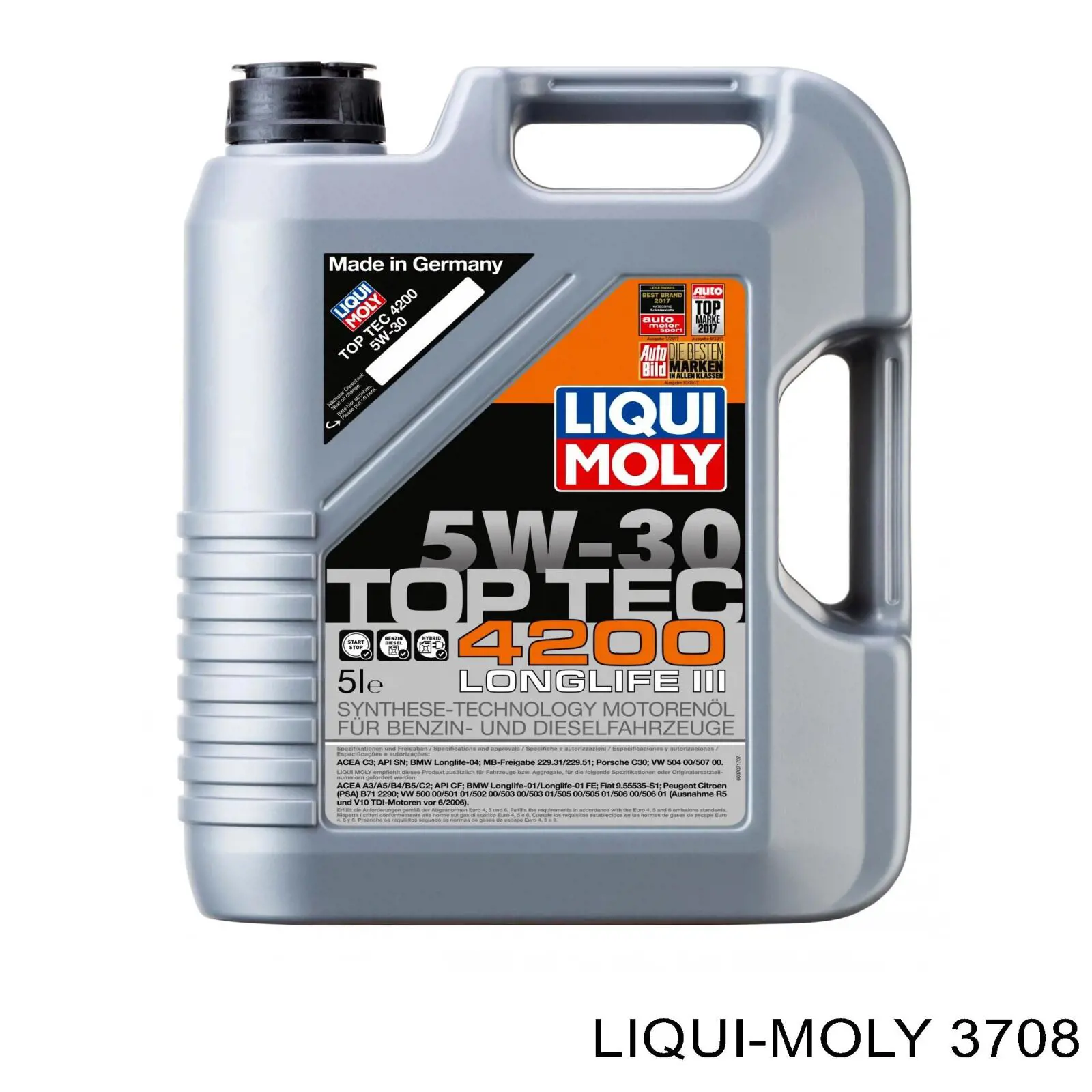 Do koszyka 3708 Liqui Moly Olej do silnika