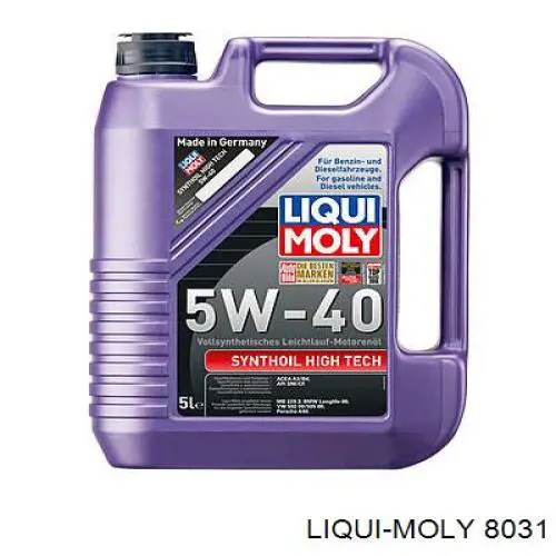 Olej do silnika Liqui Moly 8031 cena, od 107,55 USD