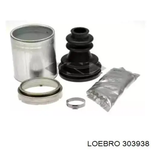 Osłona przegubu homokinetycznego półosi przedniej wewnętrzna prawa Loebro 303938 cena, od 17,21 USD