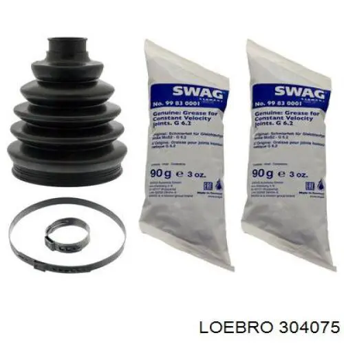 Do koszyka 304075 Loebro Osłona przegubu homokinetycznego półosi przedniej zewnętrzna