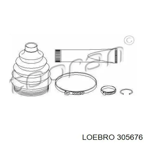 305676 Loebro Osłona przegubu homokinetycznego półosi przedniej zewnętrzna