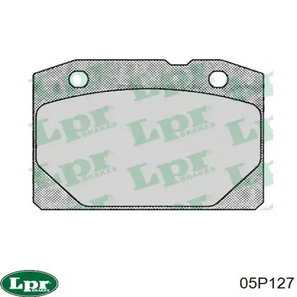 Do koszyka 05P127 LPR Klocki hamulcowe przednie tarczowe