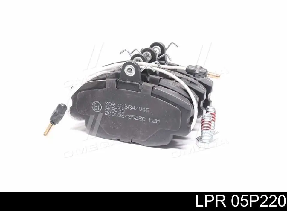Klocki hamulcowe przednie tarczowe LPR 05P220 cena, od 22,45 USD