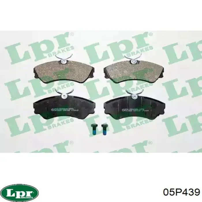 Klocki hamulcowe przednie tarczowe LPR 05P439 cena, od 26,51 USD