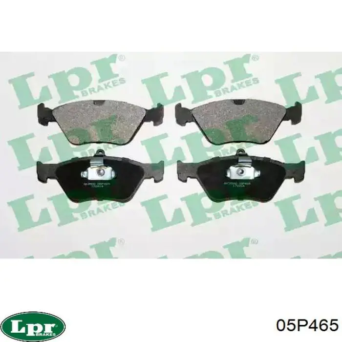 Klocki hamulcowe przednie tarczowe LPR 05P465 cena, od 25,93 USD