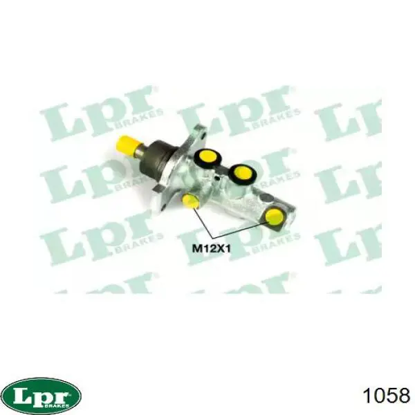 Główny cylinder hamulców LPR 1058 cena, od 74,62 USD