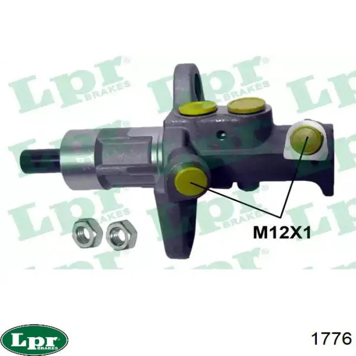 Główny cylinder hamulców LPR 1776 cena, od 40,86 USD