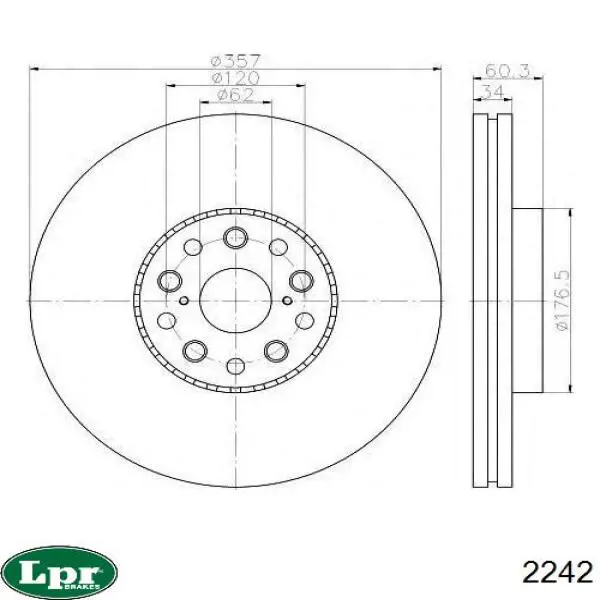 Do koszyka 2242 LPR Cylinder sprzęgła główny
