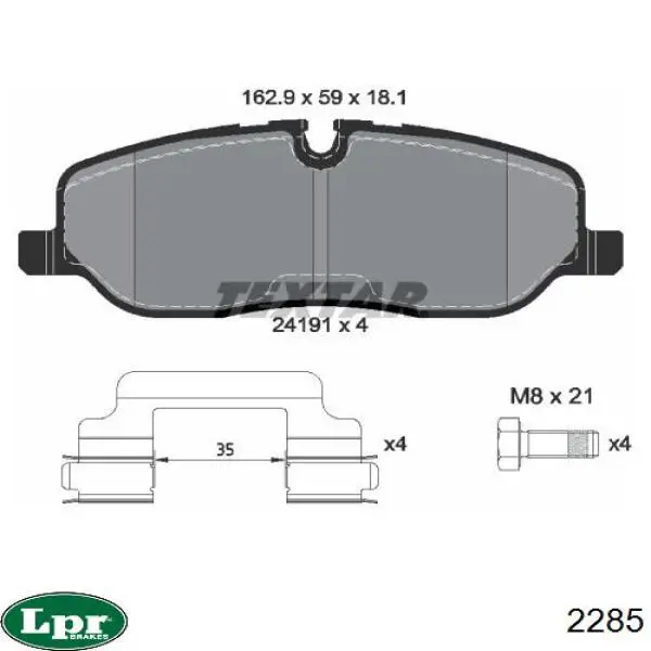 Cylinder sprzęgła główny LPR 2285 cena, od 53,42 USD