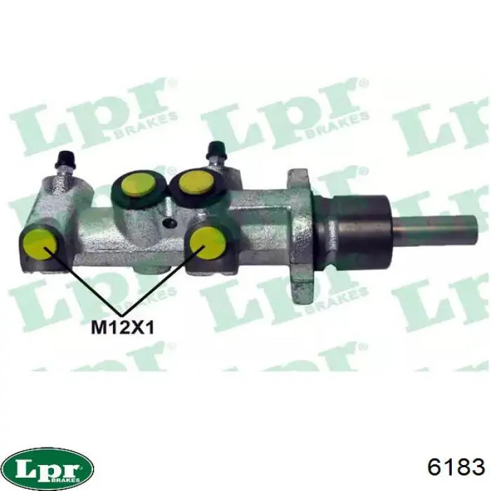6183 LPR główny cylinder hamulców