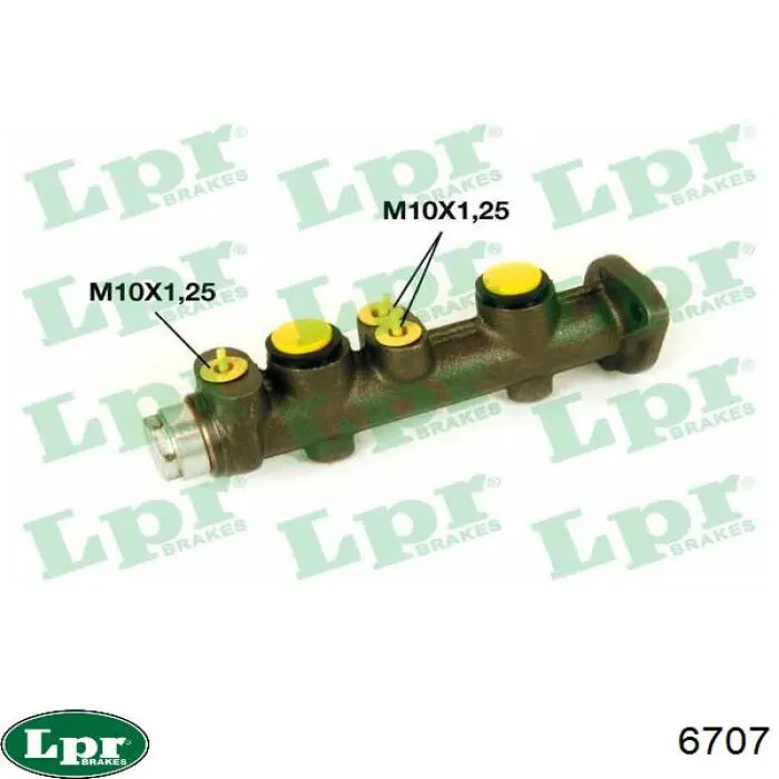 Główny cylinder hamulców LPR 6707 cena, od 26,45 USD