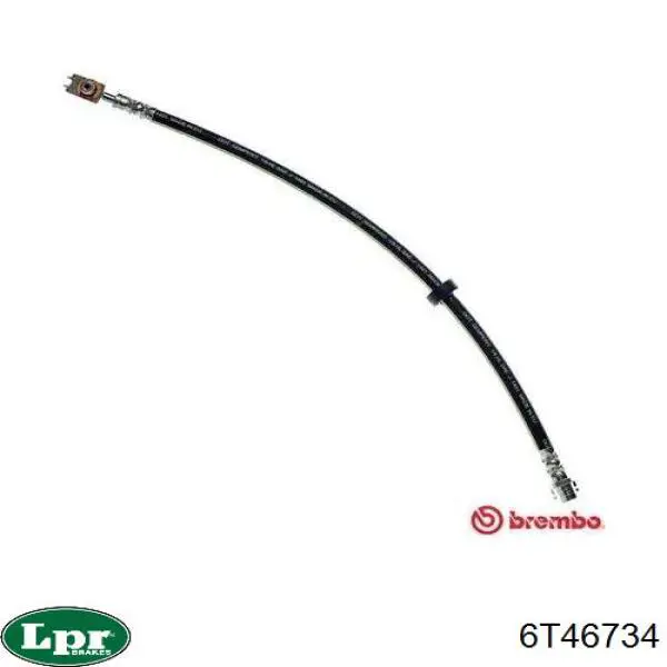 Do koszyka 6T46734 LPR Przewód hamulcowy przedni