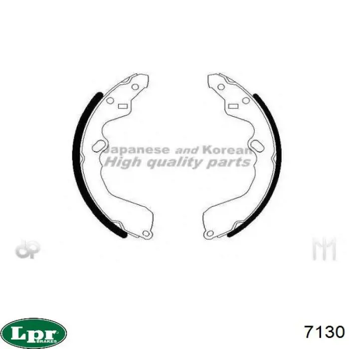 Klocki hamulcowe tylne bębnowe LPR 7130 cena, od 25,75 USD