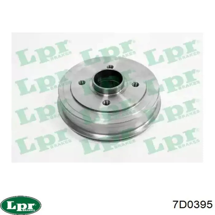 Bęben hamulcowy tylny LPR 7D0395 cena, od 37,90 USD