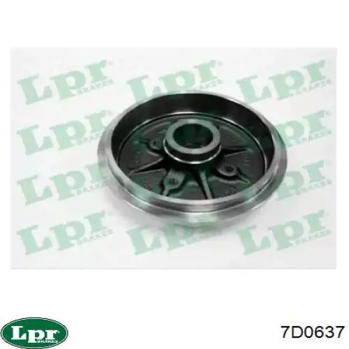 Bęben hamulcowy tylny LPR 7D0637 cena, od 54,80 USD