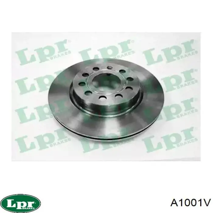 Tarcza hamulcowa przednia LPR A1001V cena, od 41,85 USD
