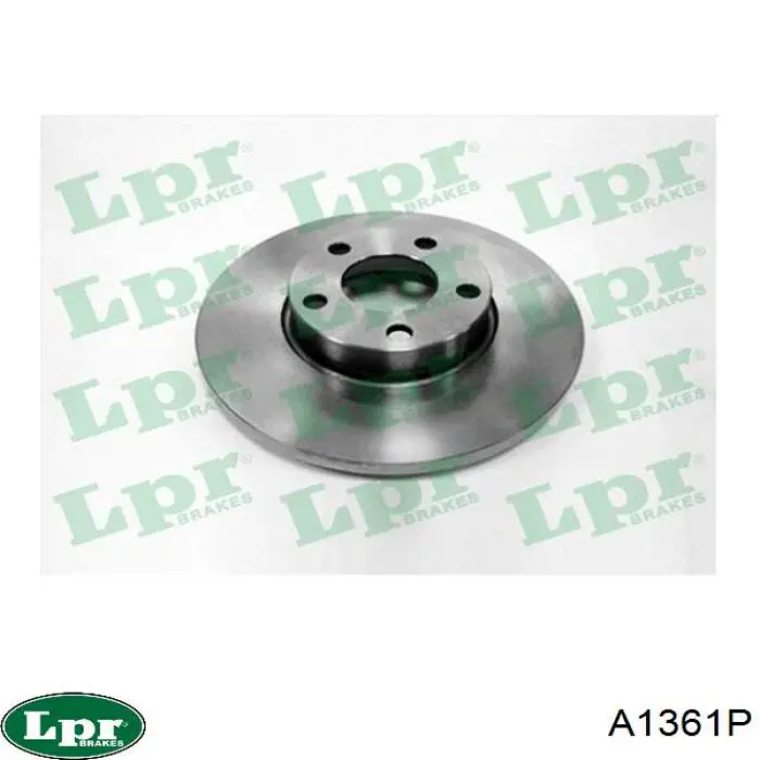 A1361P LPR Tarcza hamulcowa przednia
