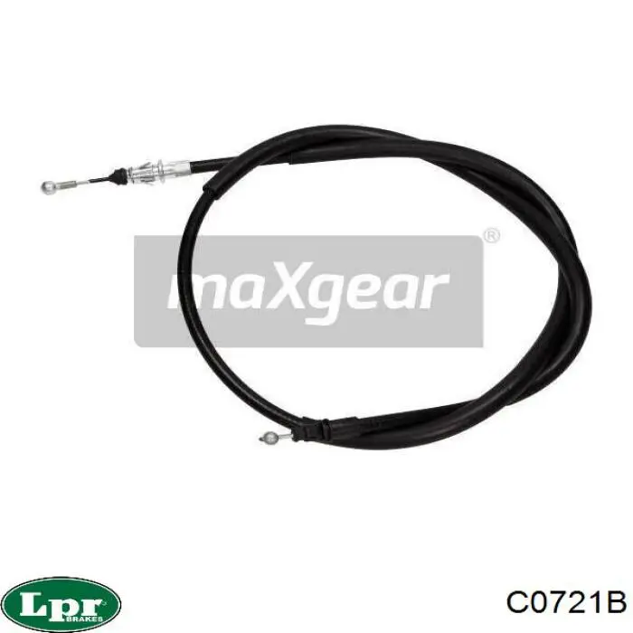 Linka hamulca ręcznego tylna prawa LPR C0721B cena, od 14,77 USD