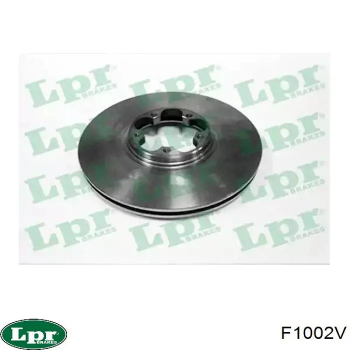F1002V LPR Tarcza hamulcowa przednia