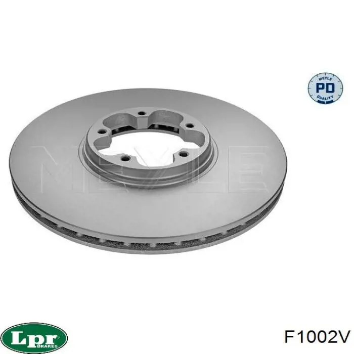 Tarcza hamulcowa przednia LPR F1002V cena, od 46,42 USD